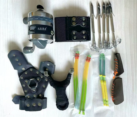 Silver Luxury Slingshot Fishing Reel JG25 Set