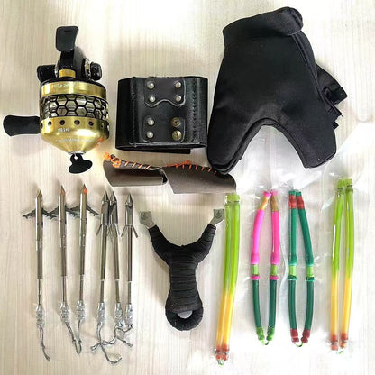 Well-stocked high end slingshot fishing pack