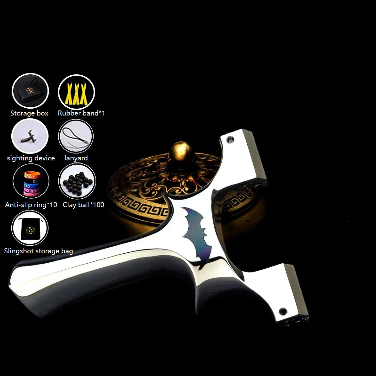 Batman Stainless Steel Powerful Slingshot