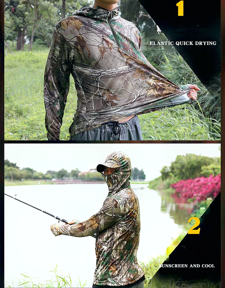 Bionic Camouflage Suit for Fishing and other Ourdoor Activities