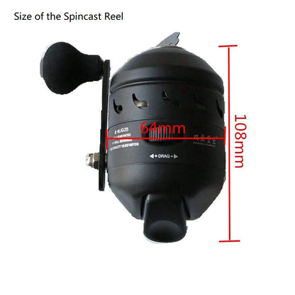 Luxury Slingshot Fishing Reel JG25 Set  for Beginners