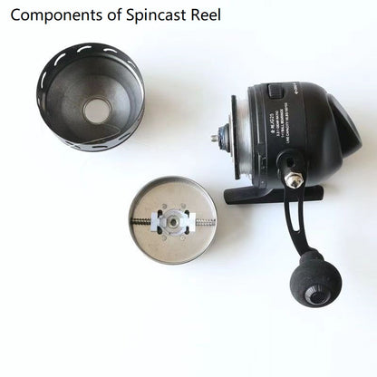 Luxury Slingshot Fishing Reel JG25 Set  for Beginners