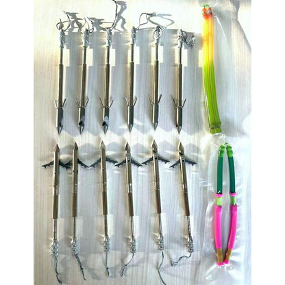 Well-stocked high end slingshot fishing pack
