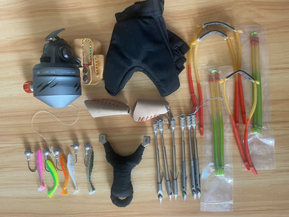 Blue Whale Fishing Reel Set