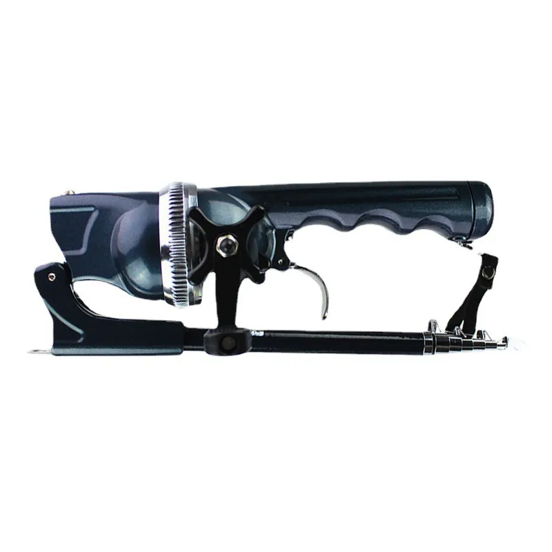 Portable folding fishing rod