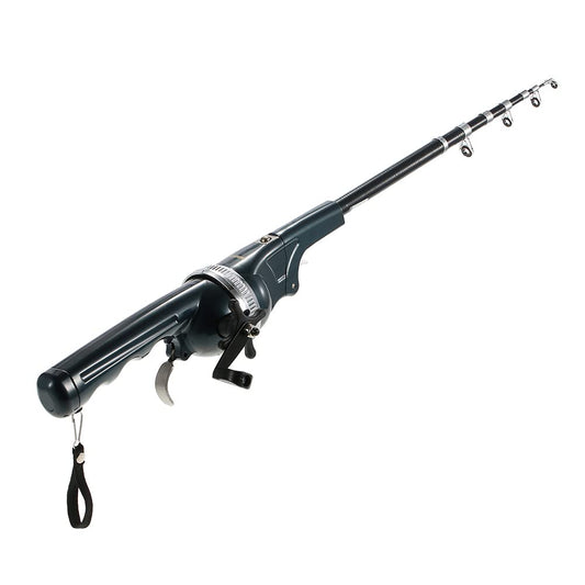 Portable folding fishing rod